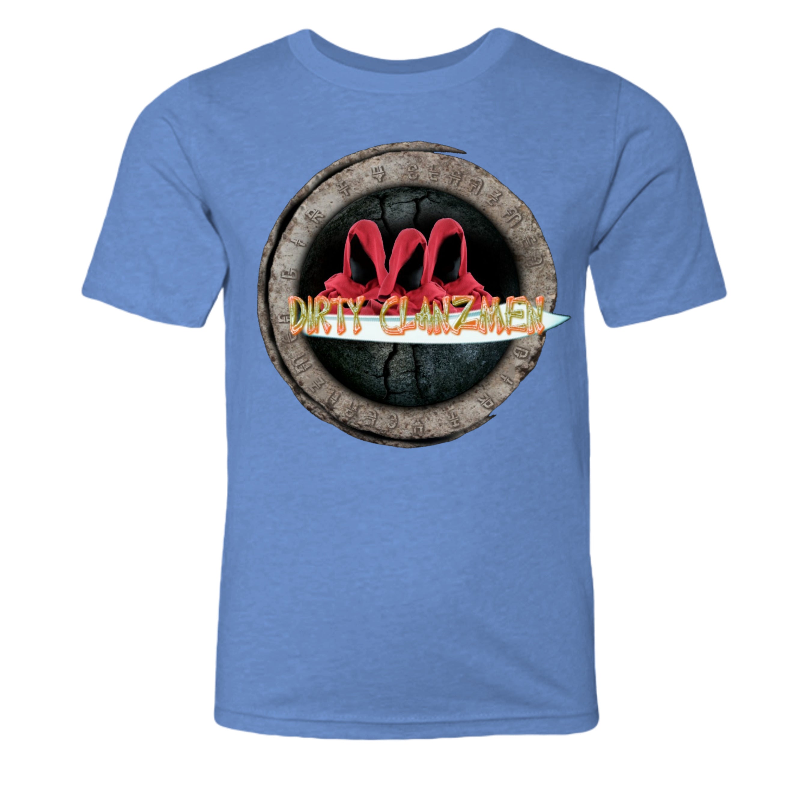 Heather Columbia Blue - 3001YCVC - FRONT